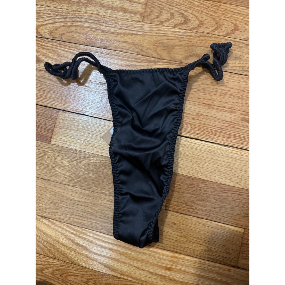 Skims size 4X onyx romance black thin line thong panty PN-STT-1450 NWT